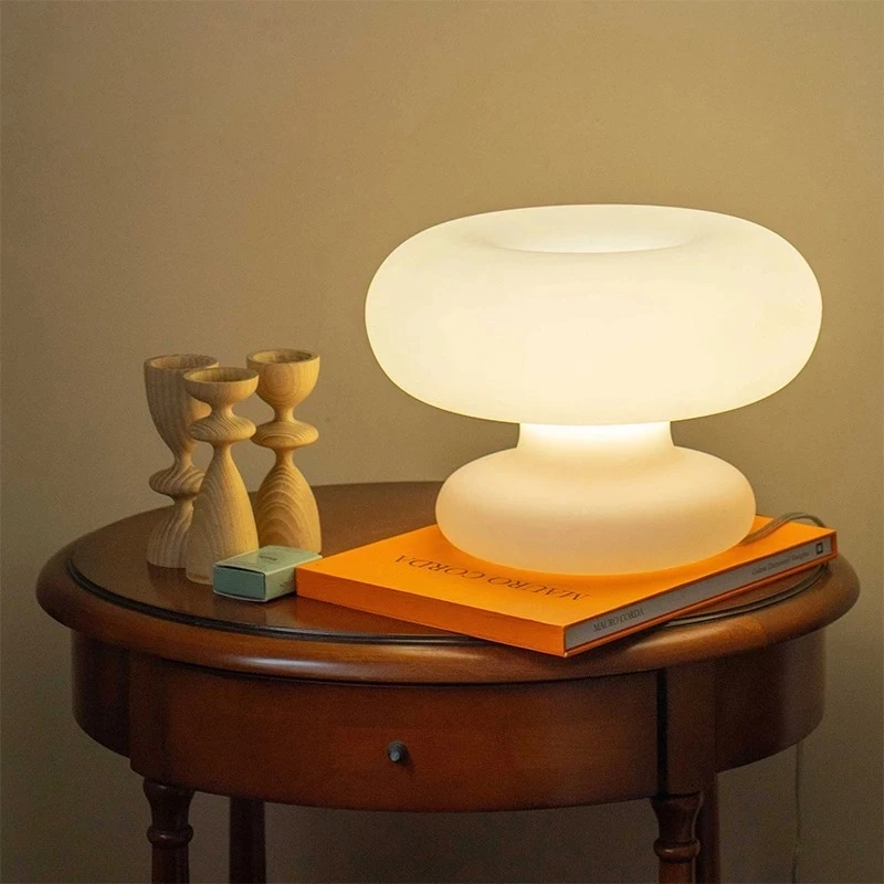 

Italy Designer Modern Mushroom Table Lamp For Living Room Bedroom Study Desk Light Nordic Home Decorative Bedroom Bedside Lamp