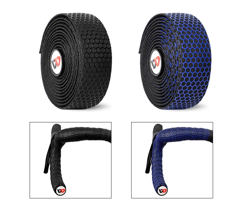 Description Picture 4 of itemWEST BIKING Professional Bicycle Handlebar Tape Anti-slip Shock Absorption Road Bike Handle Bar Tape With Plugs Bike Accessories
