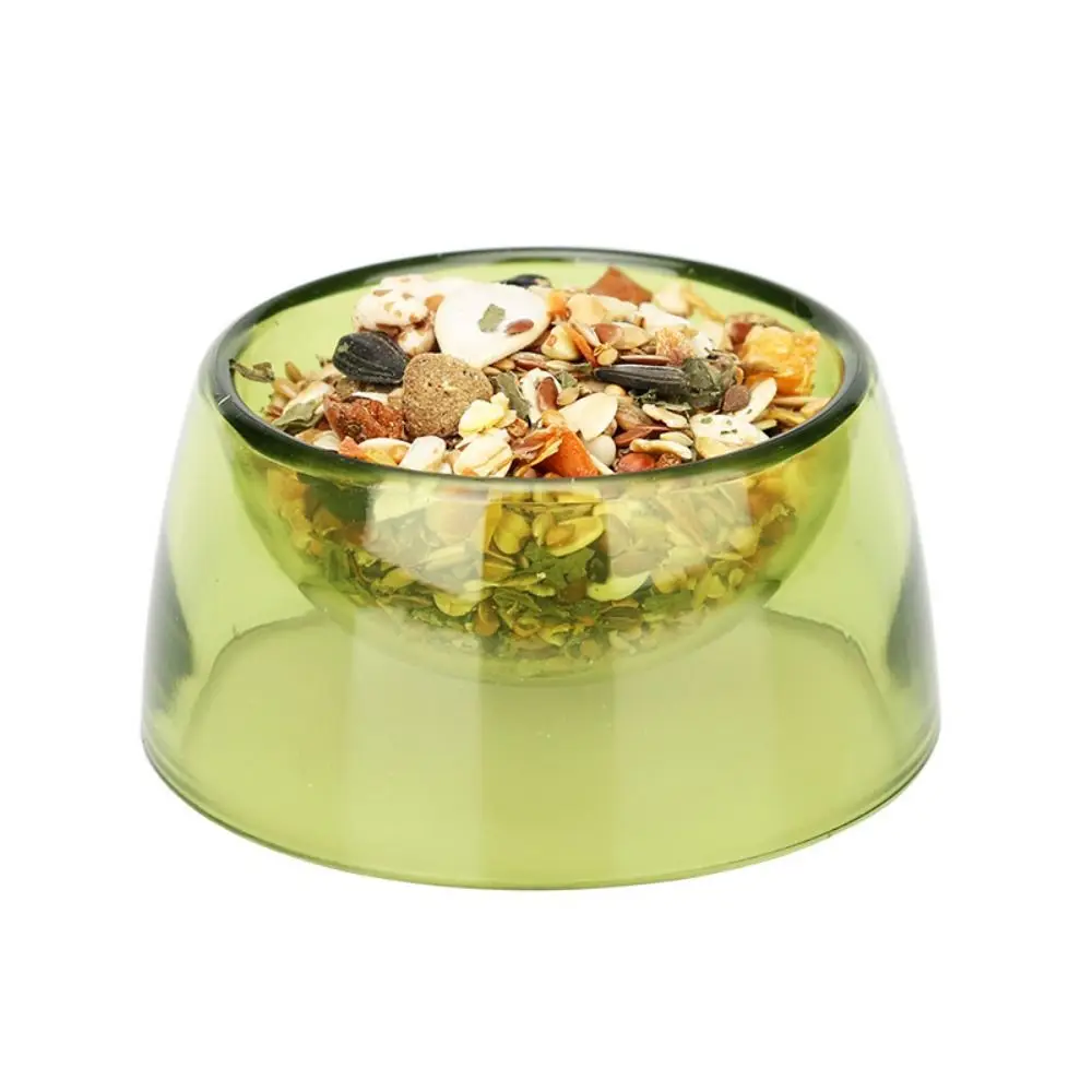Hamster Plastic Food Basin Pet Bird Bowl Food Box Tableware Box Bowl Pet Supplies