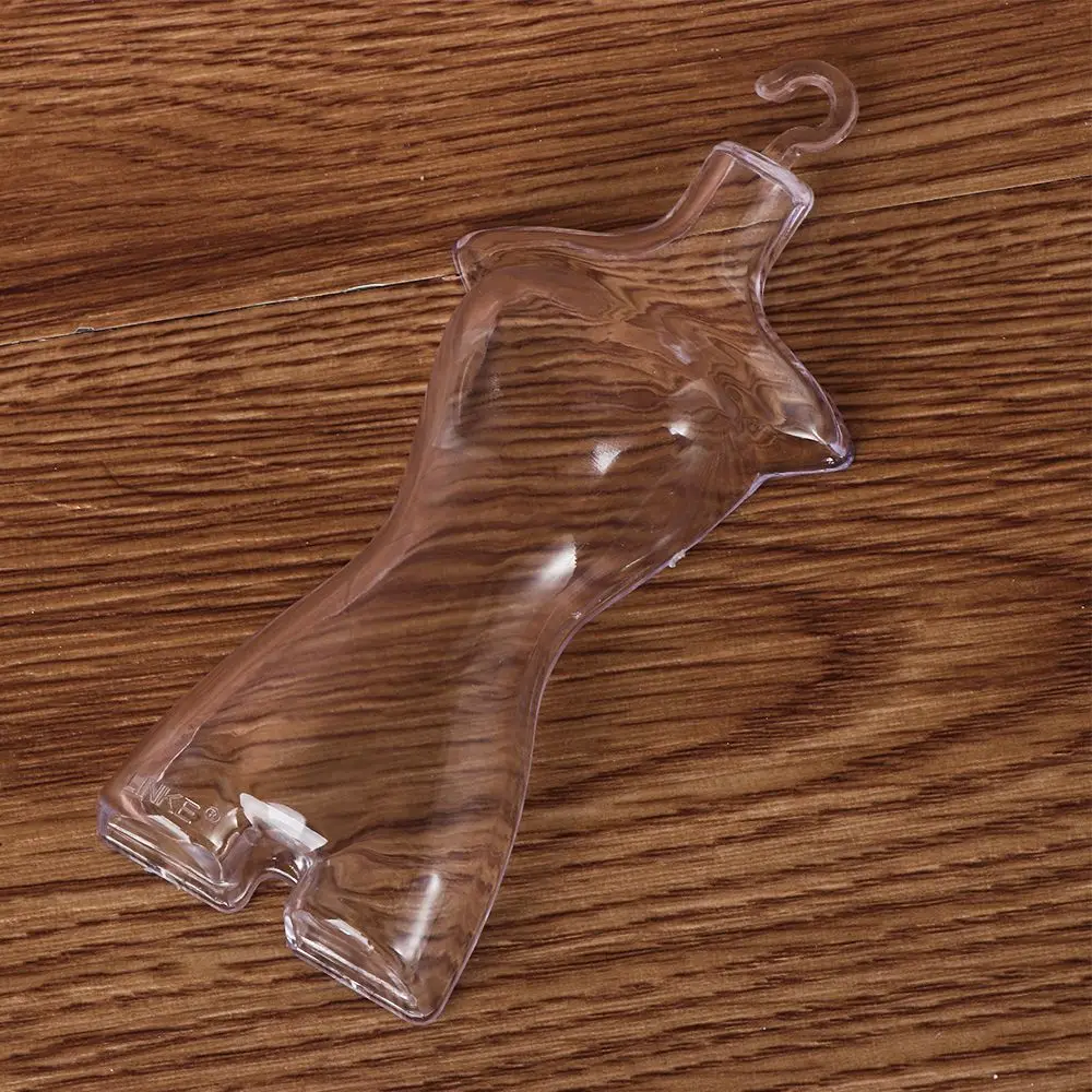Plastic Transparent Gown Dress Clothes Holders Mannequin Model Hanger Stand Rack Holder Diy Cloth Display