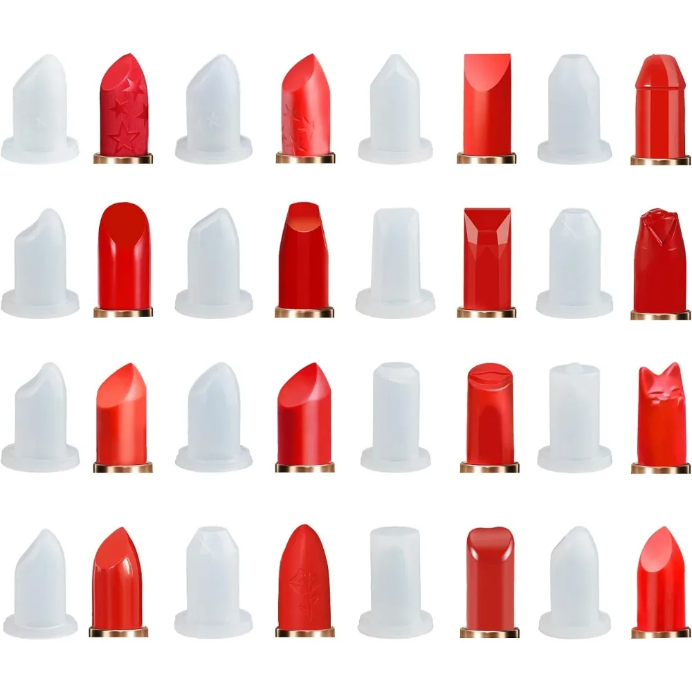 

Форма для помады, силиконовая форма для самостоятельного макияжа, косметика, форма для помады, для изготовления крема для губ, 16 видов