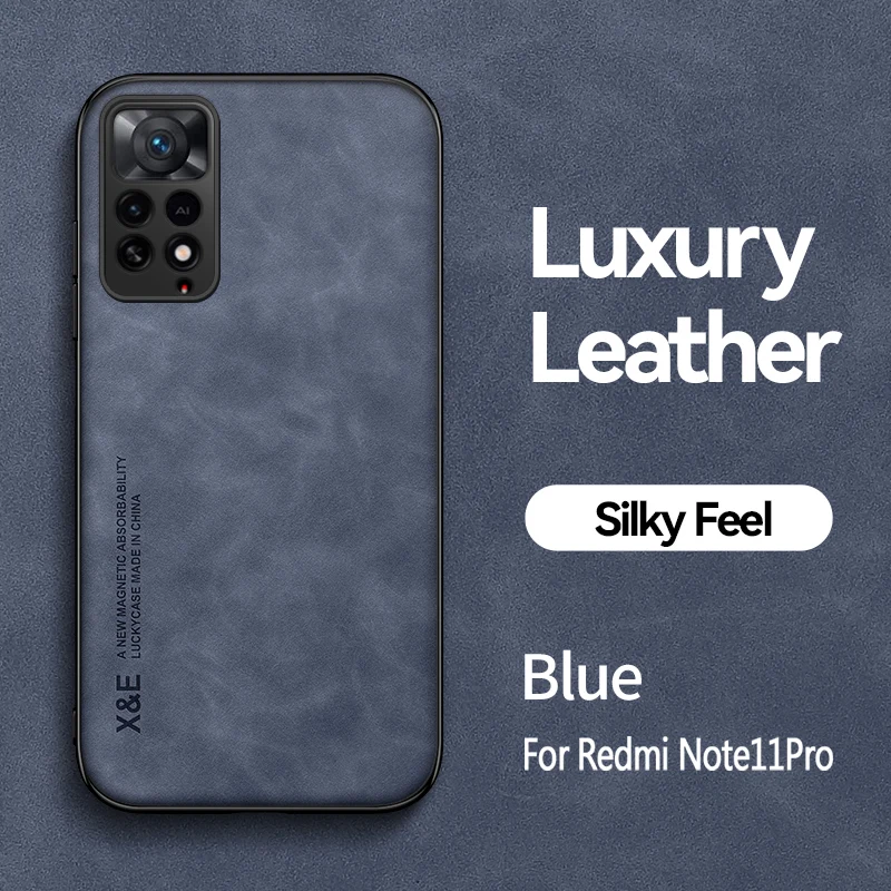 Magnetic Sheepskin Luxury Leather Phone Case Cover