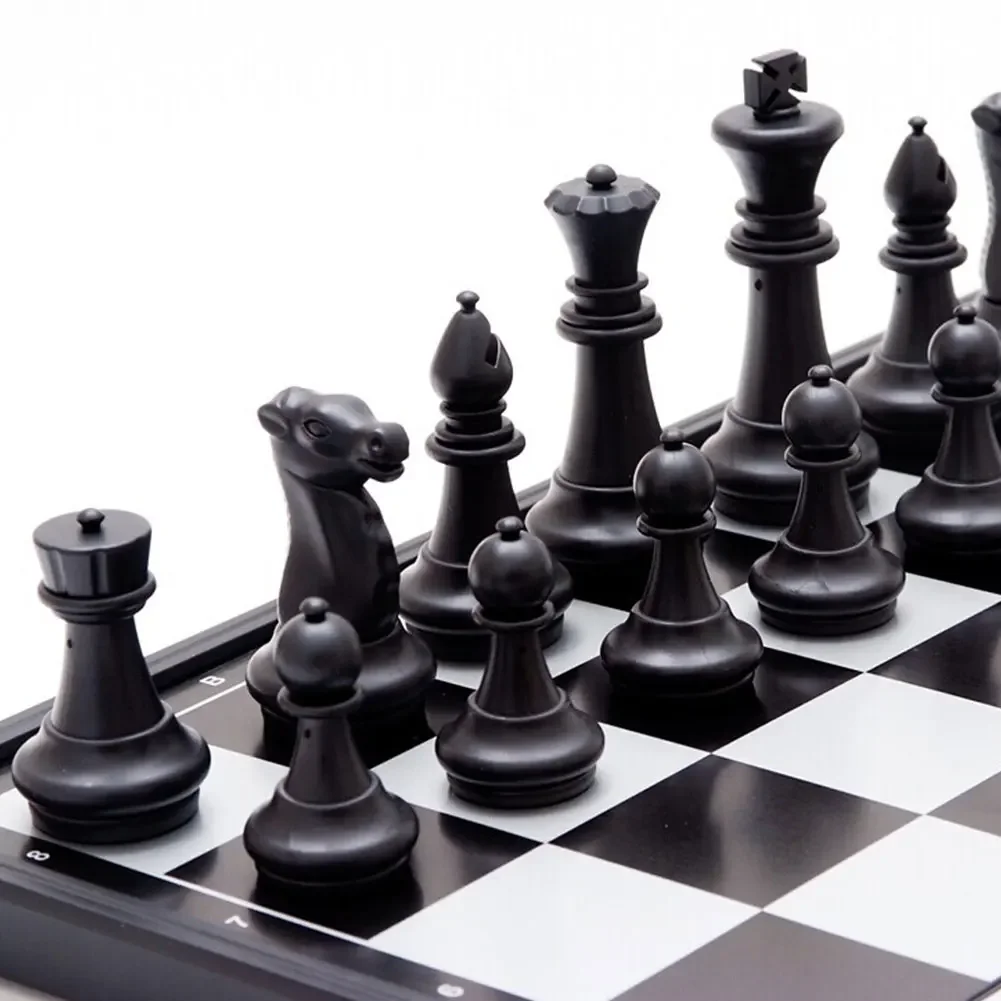 Free Shipping Folding Magnetic Chess Game 19.5*19.5cm Plastic International Chess Game Educational Chess Game Birthday Gifts 5