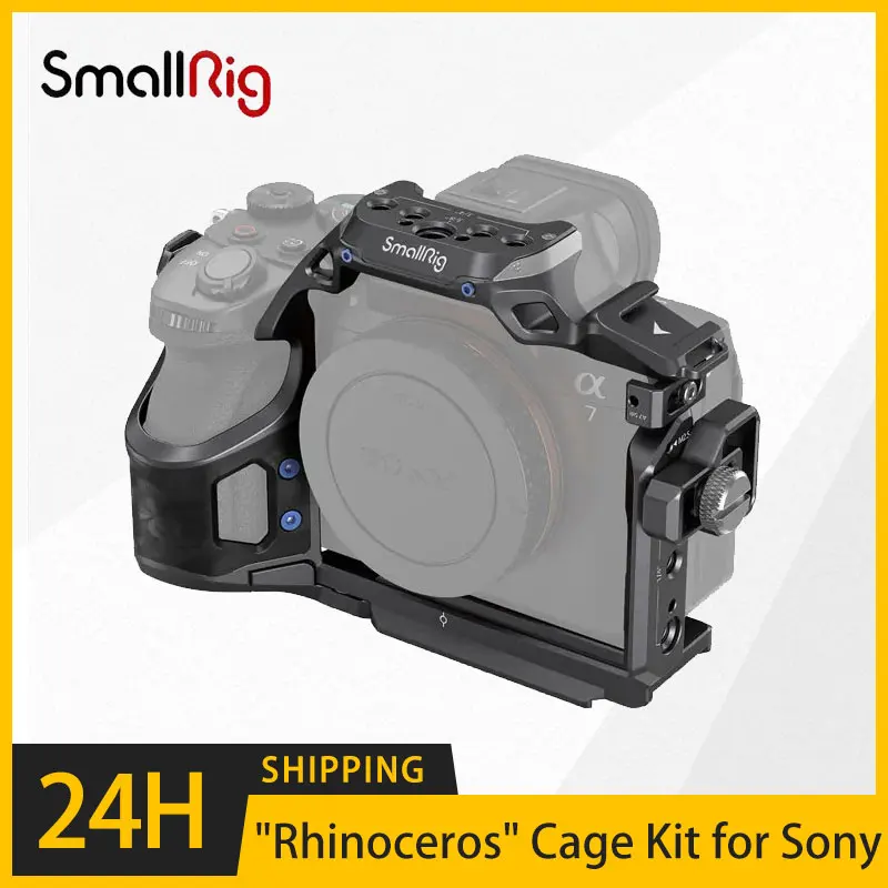 

SmallRig "Rhinoceros" Cage Kit for Sony Alpha 7R V / Alpha 7 IV / Alpha 7S III Camera Anti-twist Multiple Accessory Mount 4308