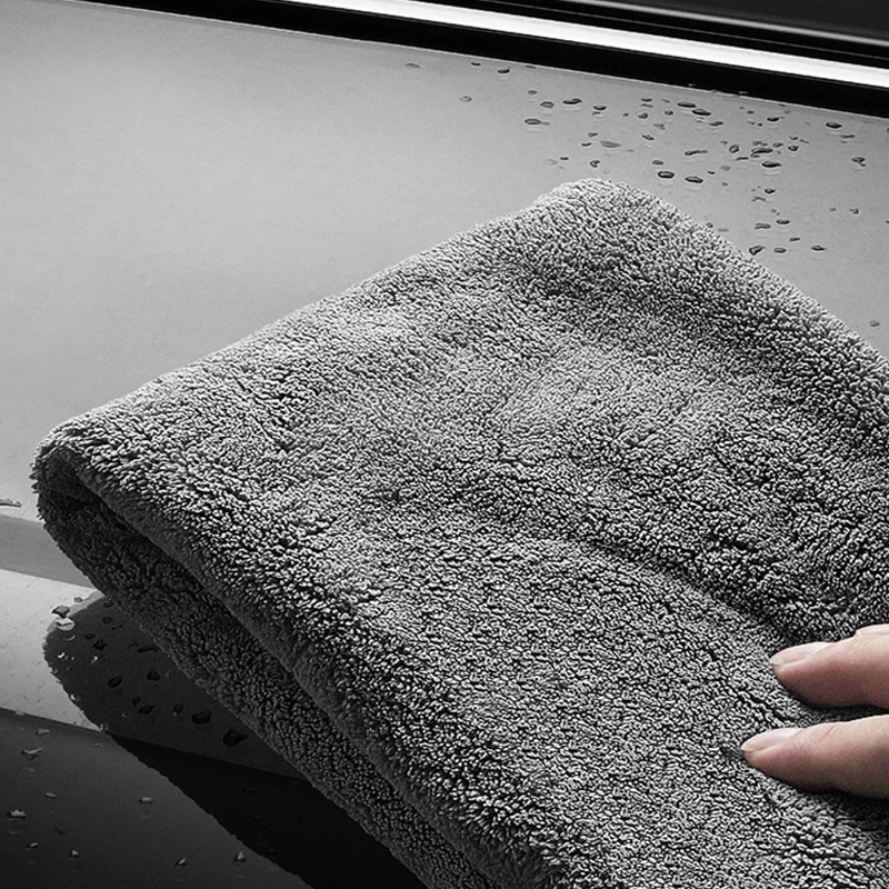 1 Piece Ultra Thick Ultra Fine Fiber Car Cleaning Cloth Non Shedding Towel for Car Care Washing And Polishing