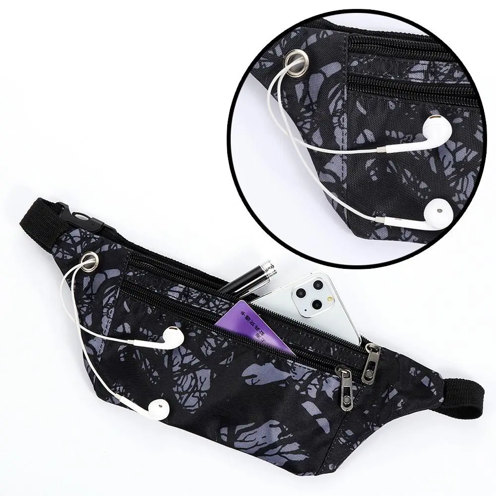 Camouflage Fanny Pack Travel Bum Bag Money Waist Belt Walking Holiday Pouch Ladies Casual Waterproof Chest Pack for Boys Girls