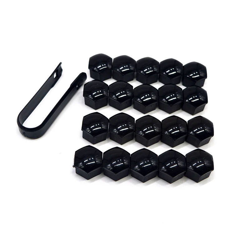 Car Wheel Nut Caps Set - 20Pcs Protective Anti-Rust Hub Covers for Stylish Exterior Decoration
