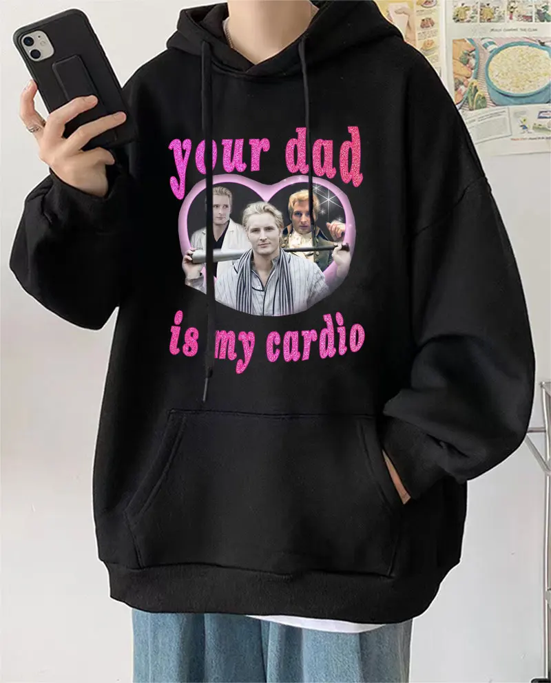

The Original Dilf Carlisle Cullen- Twilight Graphic Hoodies Men's Vintage Fashion Pullover Streetwear Harajuku Gothic Sweatshirt