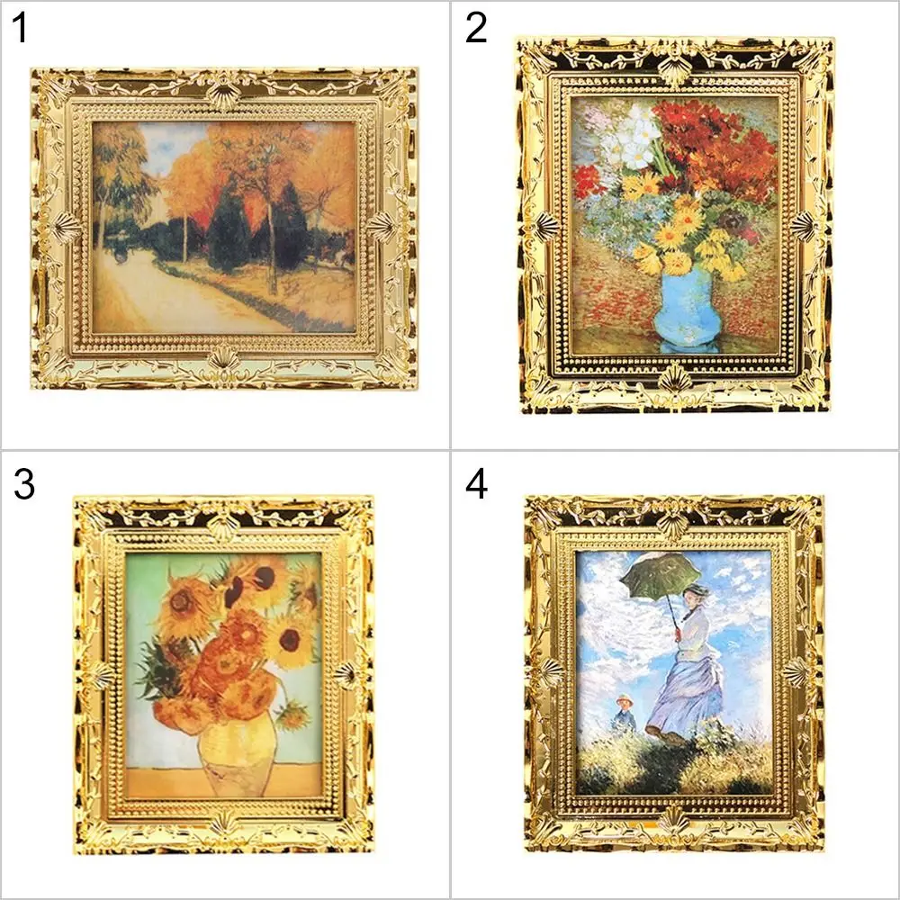 Resin Dollhouse Miniature Accessories Photo Frame