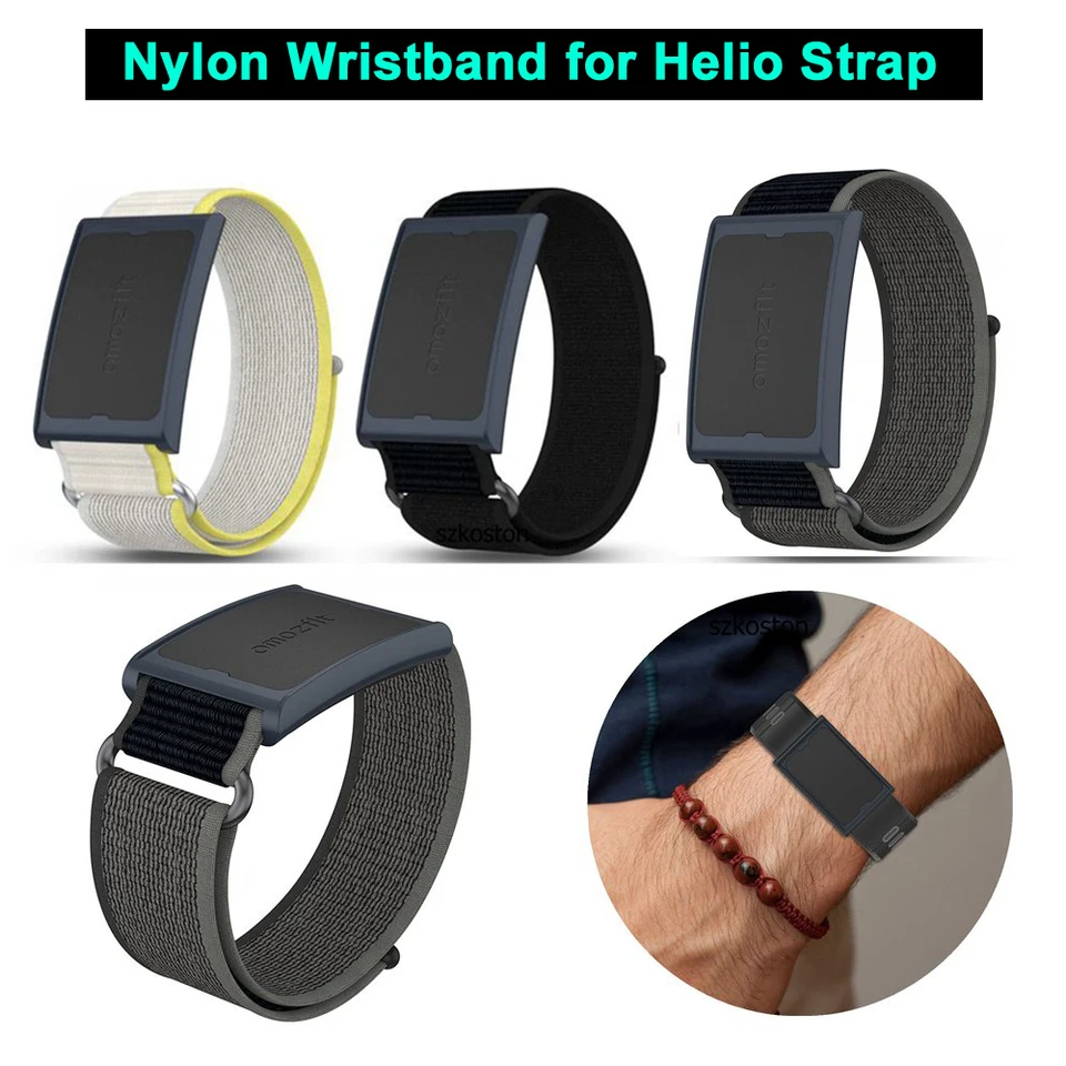 Bracelet En Nylon OUTPUTBT Pour Amazfit Helio - Respirant, Réglable, 5 Couleurs - Remplacement Confortable
