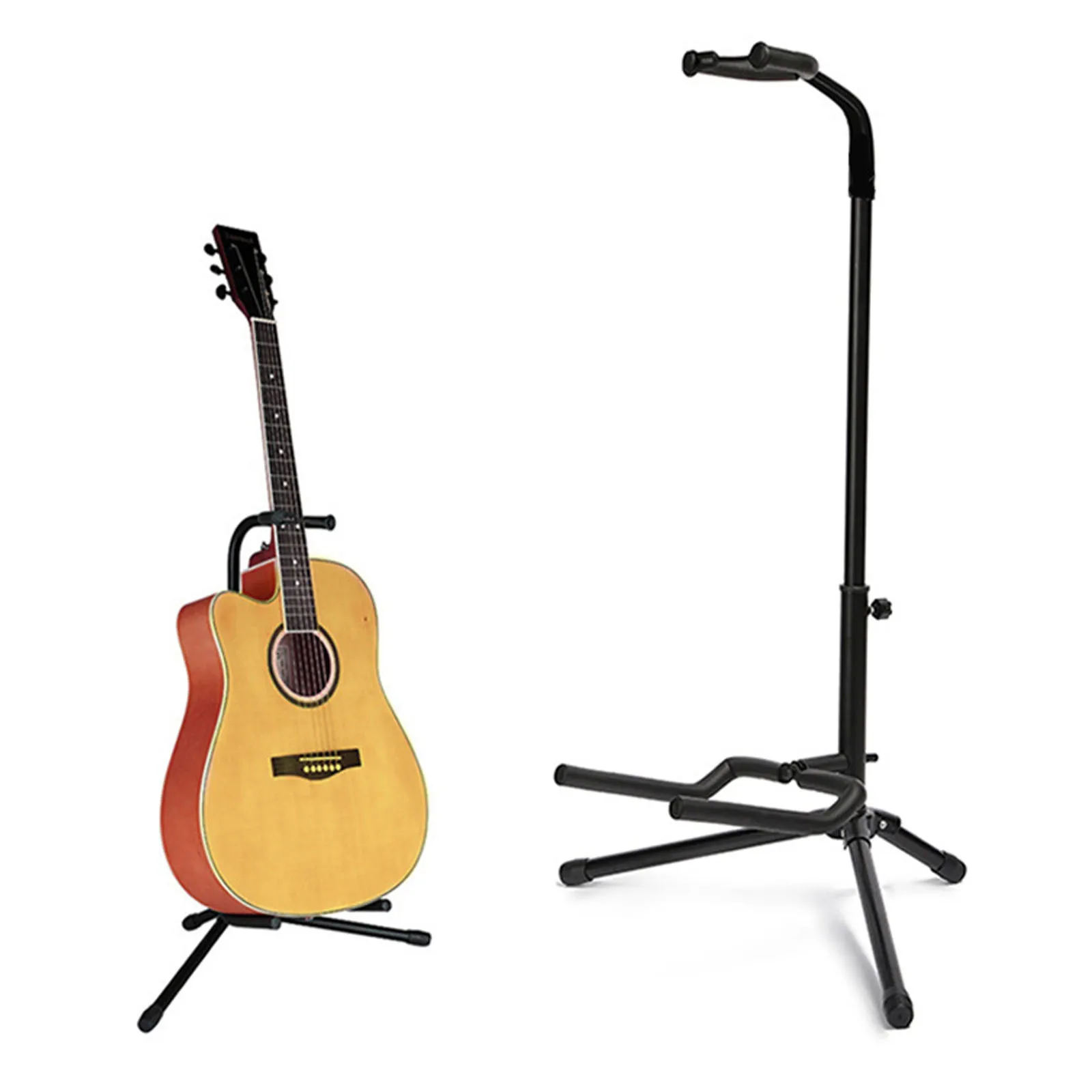 Support de guitare électrique pliable au sol, support de trépied Stable,  cintre de basse en alliage d'aluminium pour accessoires de guitare  acoustique - AliExpress