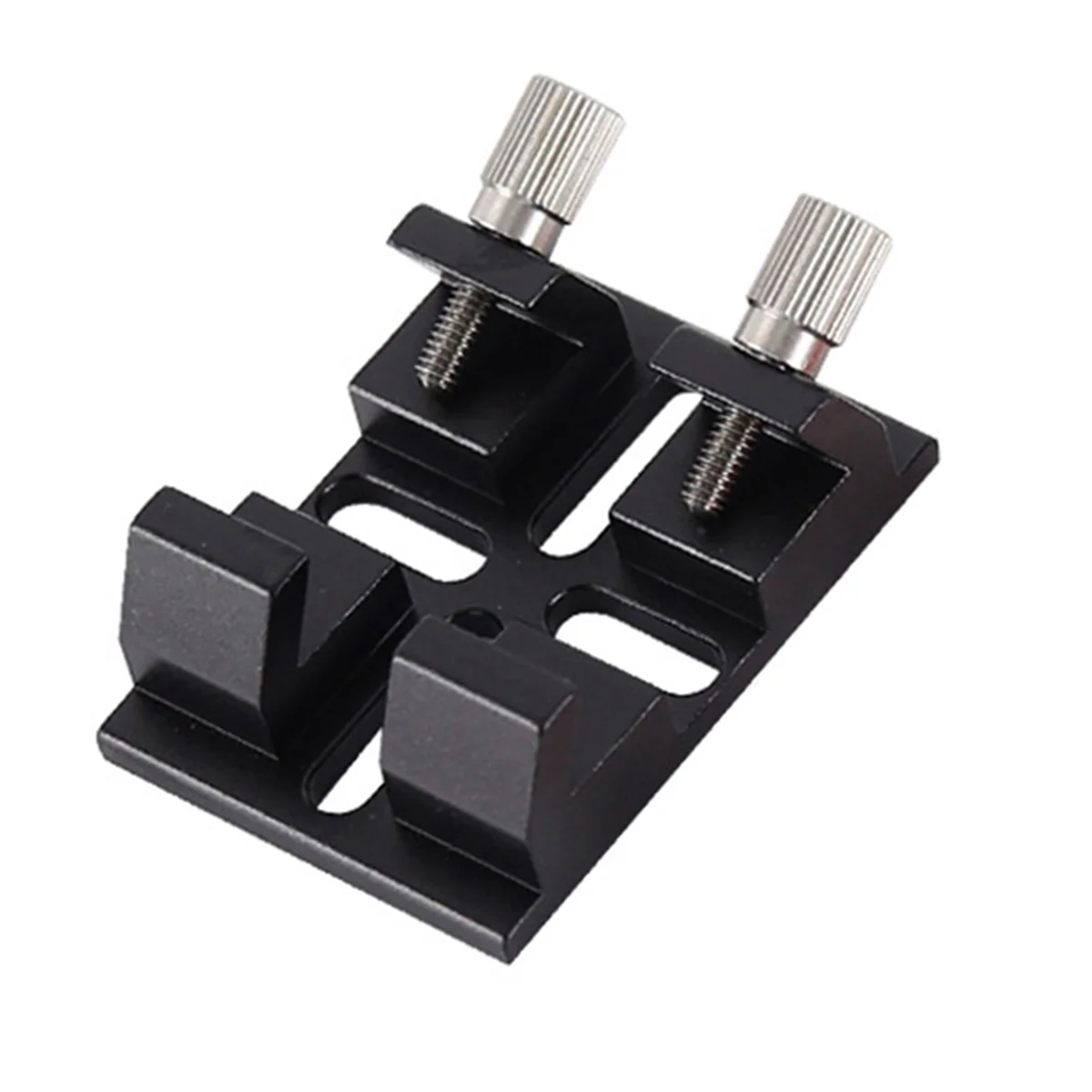 BAAU 2X Multi-Function Finderscope Dovetail with Locking Screw Guide Scope Adapter Bracket for Astronomical Telescope,Black