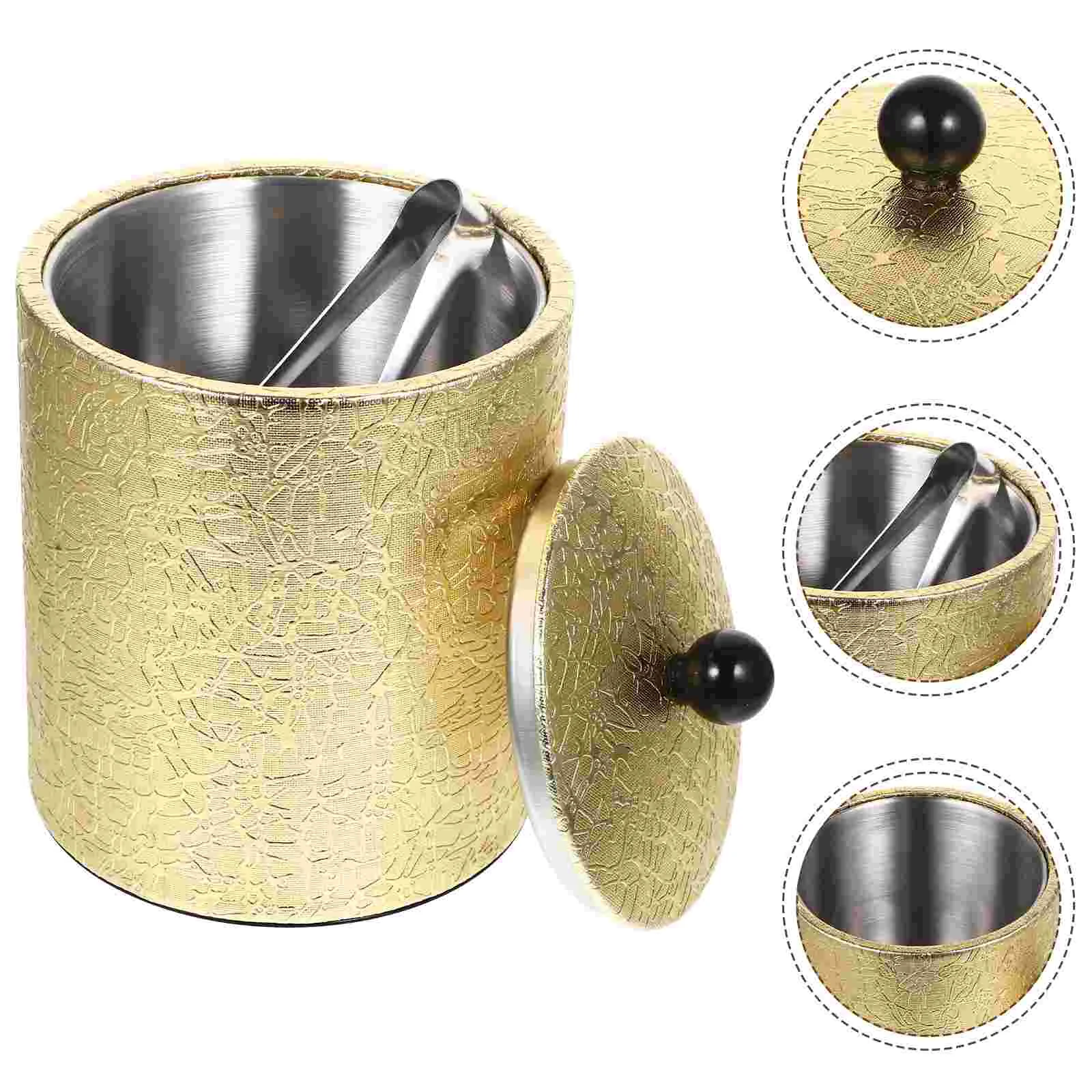 

Stainless Steel Ice Bucket Thickened Champagne Wine Bucket Wine Bucket