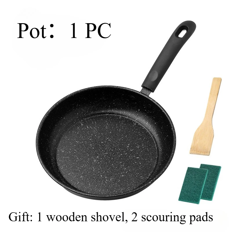 1 PC Mini Non Stick Frying Pan, Thousand Layer Frying Pan, Thickened Steak, Fried Eggs,  Fish, Induction Cooker, Universal Stove