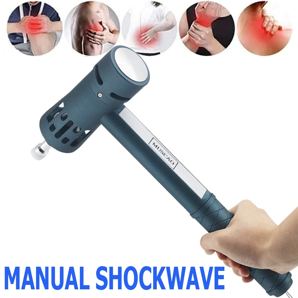

Профессиональные ручные инструменты для массажа Shockwave, эффективное лечение боли в плечах, портативный массажер для расслабления 2023
