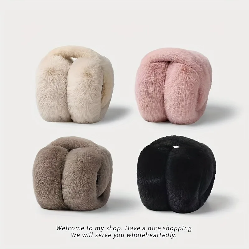 Foldable Adjustable Women's Winter Ear Muffs Fashion Ear Cover winter Outdoor Cold Protection Folding Earflap