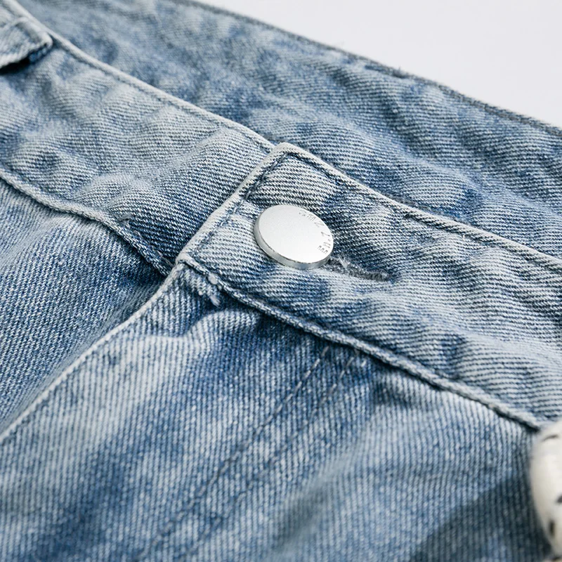 Men's Denim Shorts Cargo Pants 2023 Summer Casual Baggy Shorts Men Harajuku Joggers Men Fashion Streetwear Trendy Brand Style