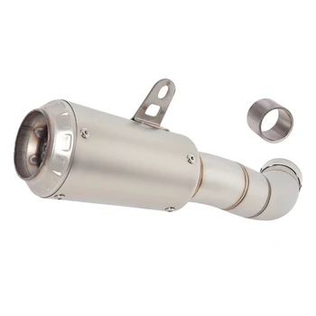 Slip On Motorcycle  For Yamaha R25 R3 MT25 MT03 Mid Connect Tube And Tail Link Pipe Stainless Steel Exhaust System