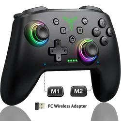 Dinofire Wireless Bluetooth RGB Multi - Function Gamepad Controller (C - PC Gamepad with Rx)