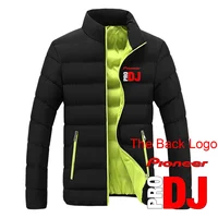 2025 DJ Pioneer PRO impression hommes automne et hiver décontracté quatre couleurs coton rembourré veste col montant manteaux coupe-vent 5