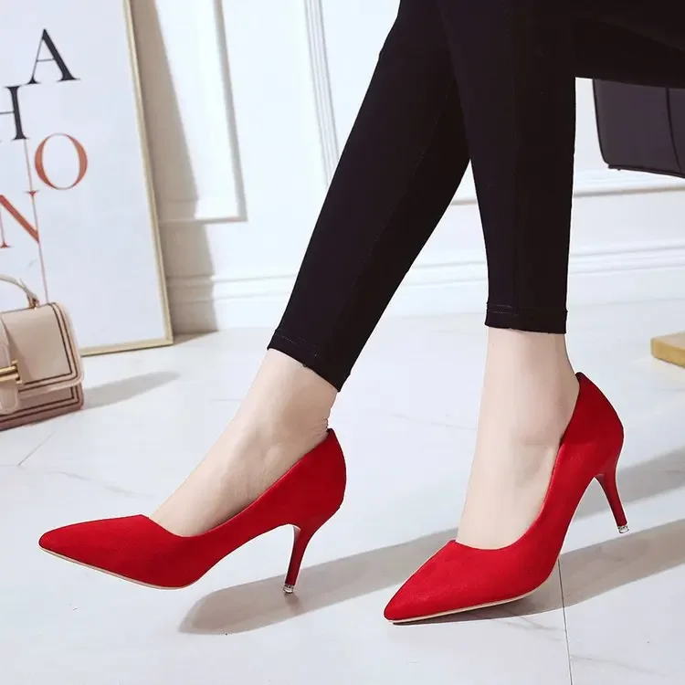 Sexy Elegant Women's Fashion Shoes Leopard Print Fashion Pointed Toe High Heels 8.5cm Sandals Chaussure Femme 2023 3