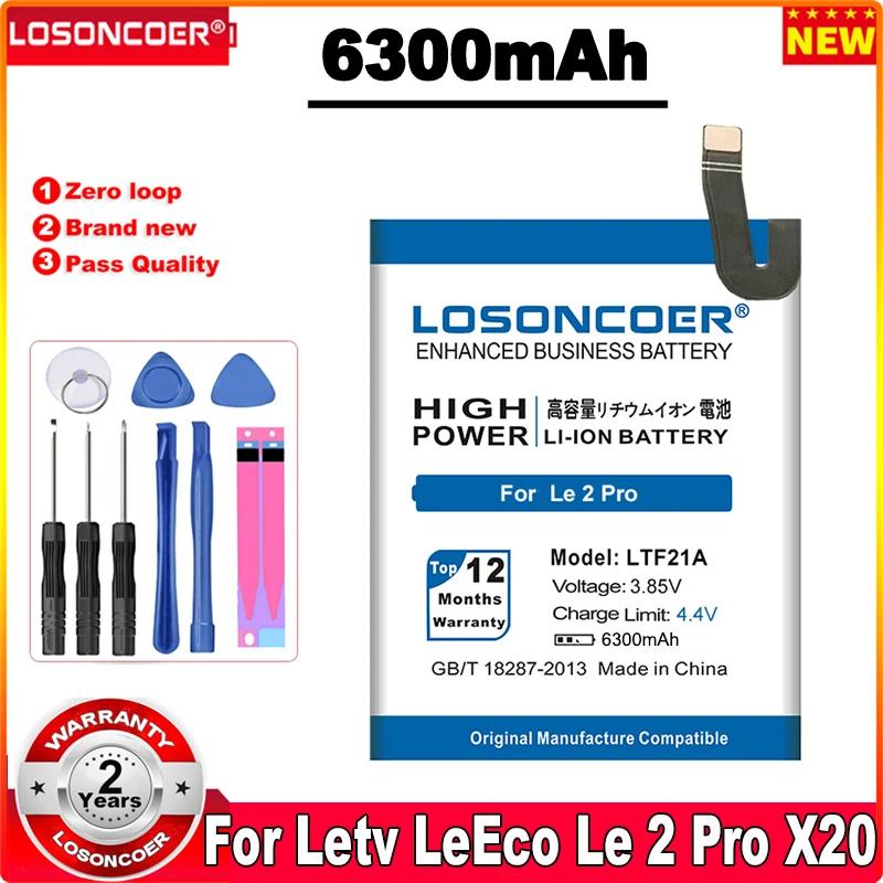 

LTF21A 6300mAh Battery For Letv LeEco Le 2 (pro) le 2S S3 X20 X626 X528 X621 X625 X25 X525 X620 X520 X522 X527 X526 Batteries