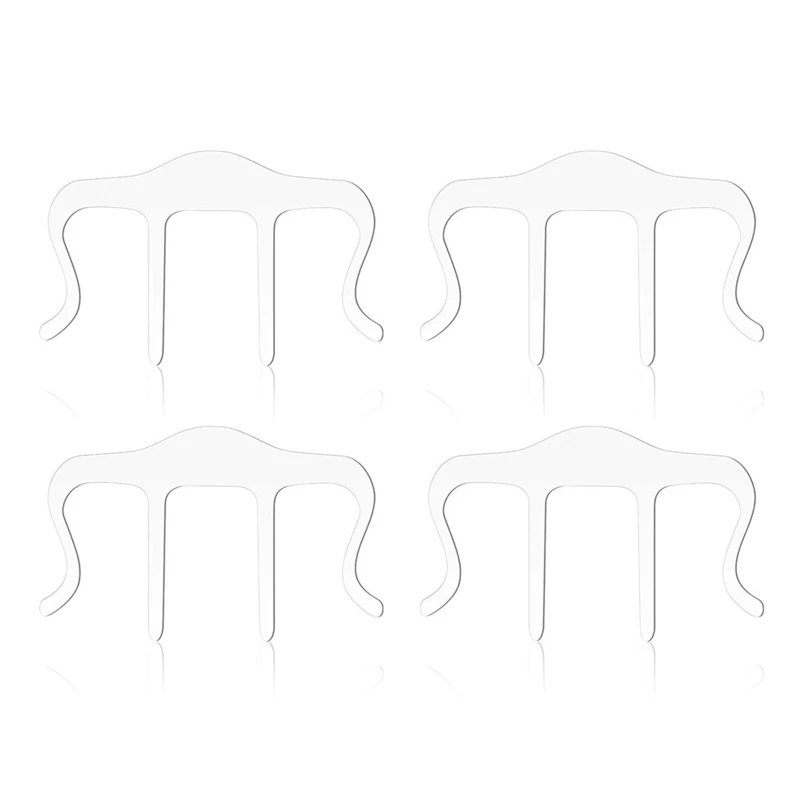 

4 Pieces Music Book Page Clip M-type Acrylic Music Page Page Holder Drop shipping