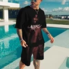 2023 Rap Singer 2pac Trendy Men T Shirt Set 3D Print Tupac Hip Hop Streetwear Oversize O-Neck Short Sleeve Tshirts Fashion Cloth 6