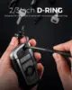 Quick Release Keychain, Titanium Detachable Magnetic Key Holder with 2/3inch D Ring for Car Key Fob,Safely Lock System 2