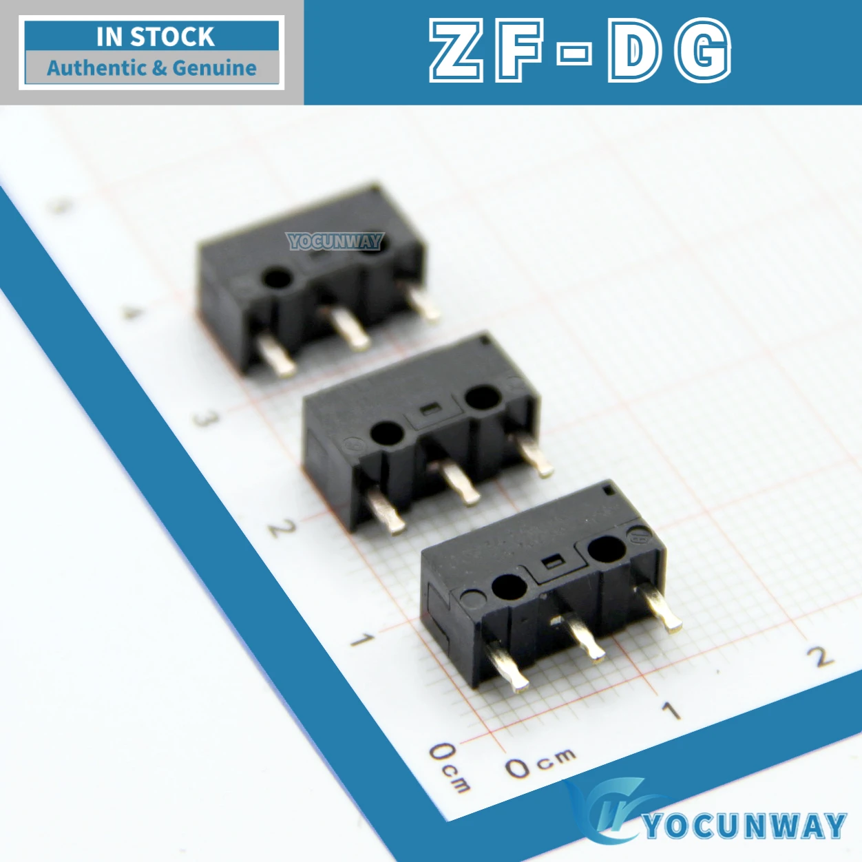 

New Original CHERRY ZF DG1 DG2 DG6 T85 Mouse Micro Switch Black Grey Dot 0.74N 1.47N 1.50N