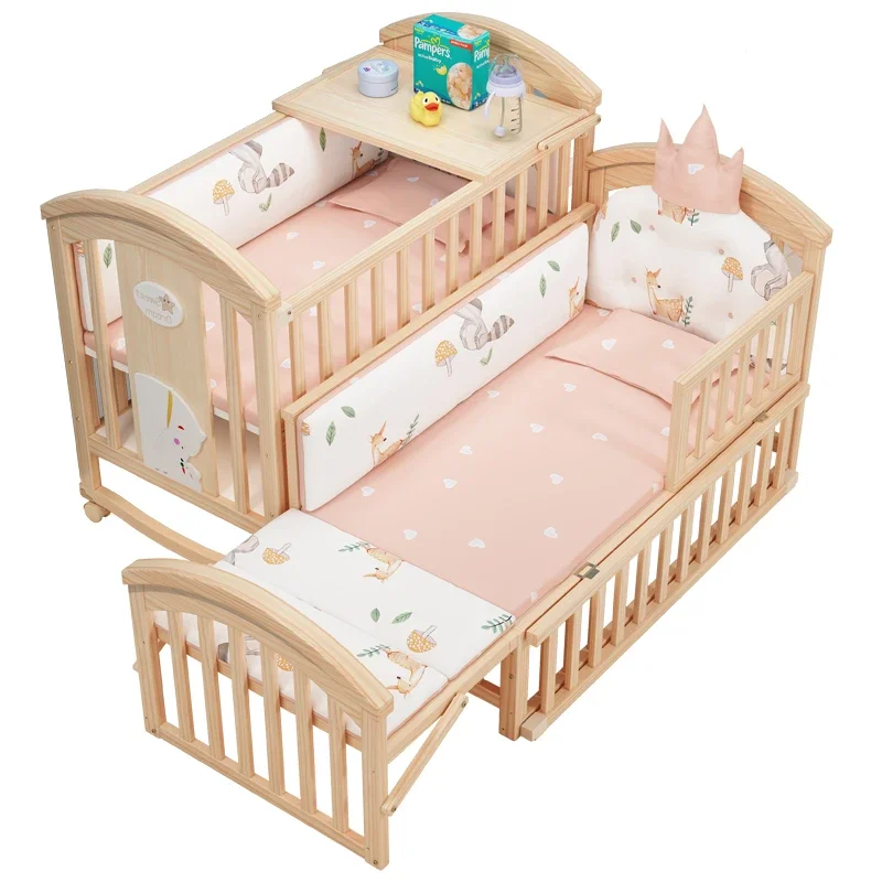Childrens Baby Care Tools Children's Individual Bed Lightweight Strollers Juvenile Family Cribs Newborn Litera Items Furniture