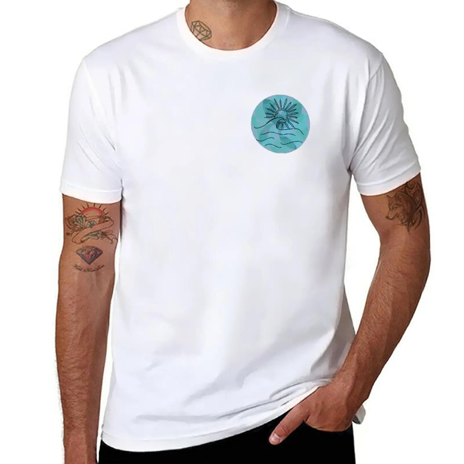 

New Making Waves in Light Blue T-Shirt cute clothes t-shirts man plus size t shirts summer top mens t shirt