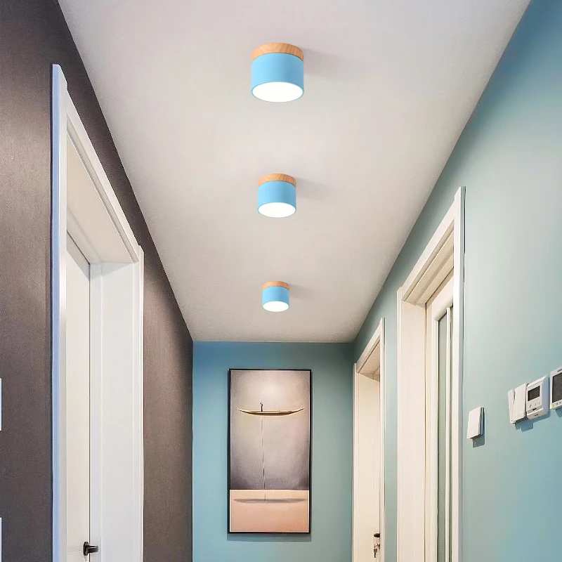 LED Ceiling Light Macaroon Dimmable 7W 10W 12W 15W Three-color