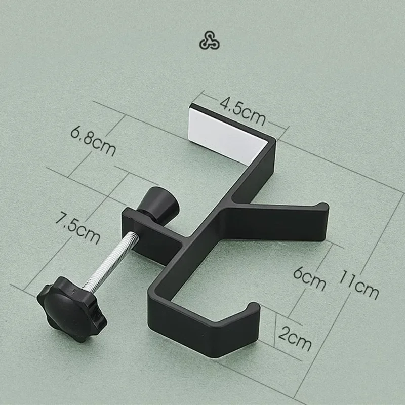 Description Picture 2 of itemBag Holder for Table Key Holder Punch-free Table Hook Wall Hanging Rack Multipurpose Holder for Coat Bathroom Hanging organizers