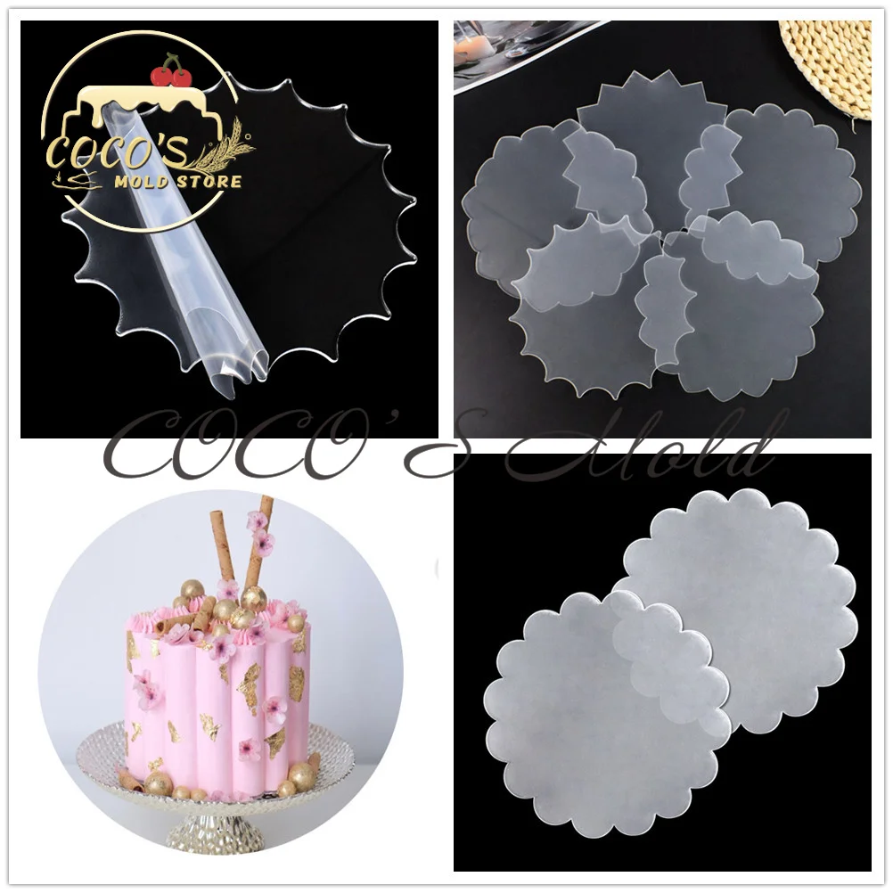 Plaque en plexiglas transparente ronde, feuille acrylique  transparente/verre pour décoration de gâteau, disques acryliques vierges,  accessoires 10261 - AliExpress