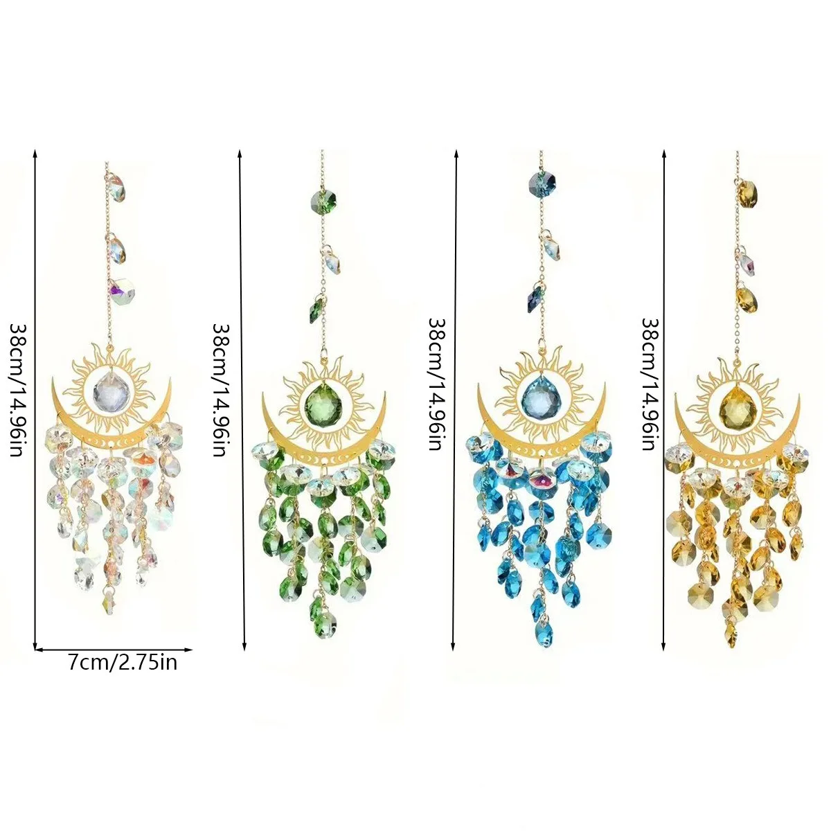 Crystal Sun Catcher Pendant Outdoor Garden Decoration