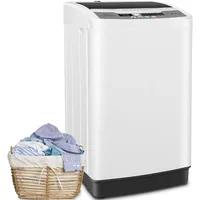 Nictemaw Portable Washing Machine, 17.8Lbs Capacity Full-Automatic Portable Washer, 2.4Cu.ft Washer and Dryer Combo 1