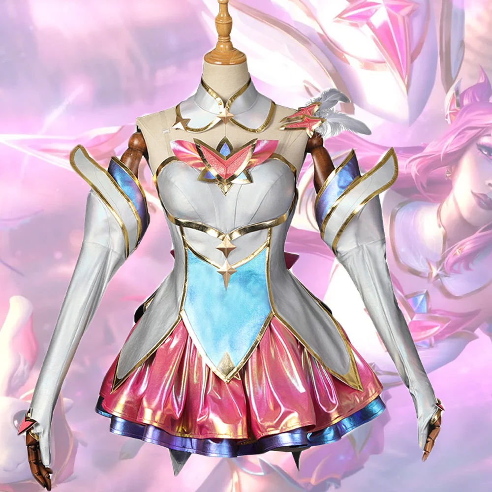 

Костюм для косплея LOL Star Guardian Skin Kaisa, платье Kaisa для девочек, для Хэллоуина, карнавала, Косплея