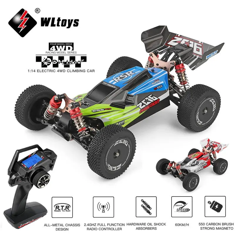 WLtoys 144001 144010 V8 1/14 4WD リモートコントロールドリフト RC