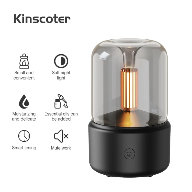 ARVOSTO Portable Mini Aroma Diffuser with Essential Oil Night Light