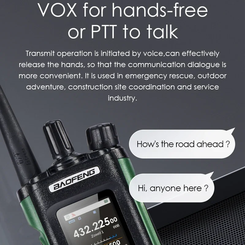 Baofeng DM-32 DMR Walkie Talkie 10W GPS APRS Wireless Frequency Copy Dual Mode Dual Time Slot Type-C Charger Update UV-32 Radios 2