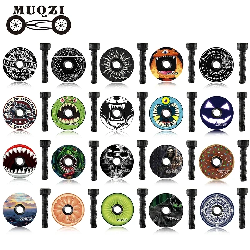 Bike Stem Cap Bicycle Head Cap with Bolt