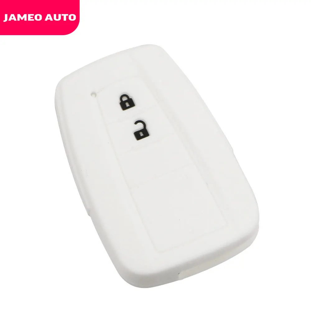 Jameo Silicone Car Key Fob Cover Case for Toyota CHR C-HR Prius-2 3 4 Buttons Remote Keyless Accessories Car Styling