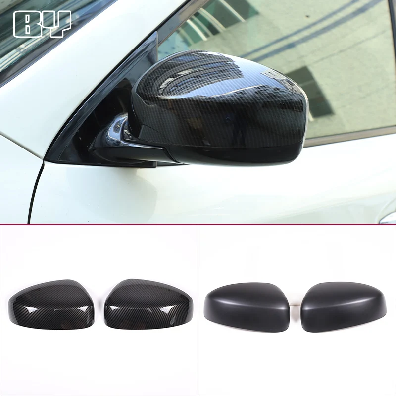 

For Nissan Pathfinder 2013-2018 ABS Carbon Fiber/Matte Black Car Mirror Cover Sticker Car Exterior Decor Accessories