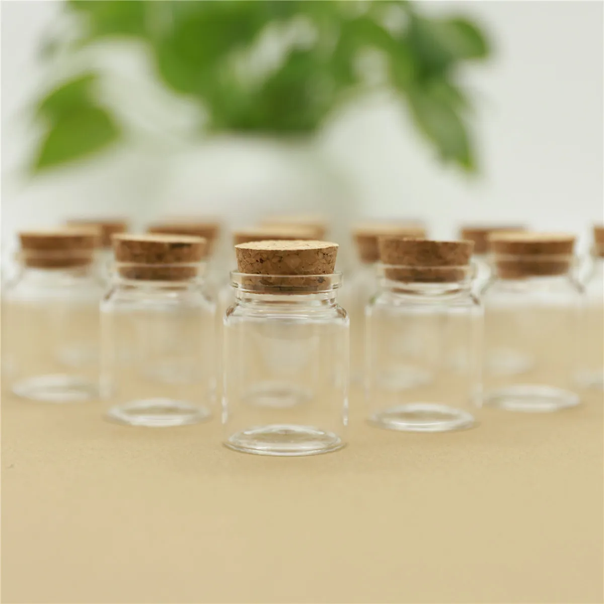 26*37*50mm 30ml Dragees Glass Jars Little Glass Bottle Test Tube Empty Container DIY Crafts Candy Bottle Wedding Gift 4