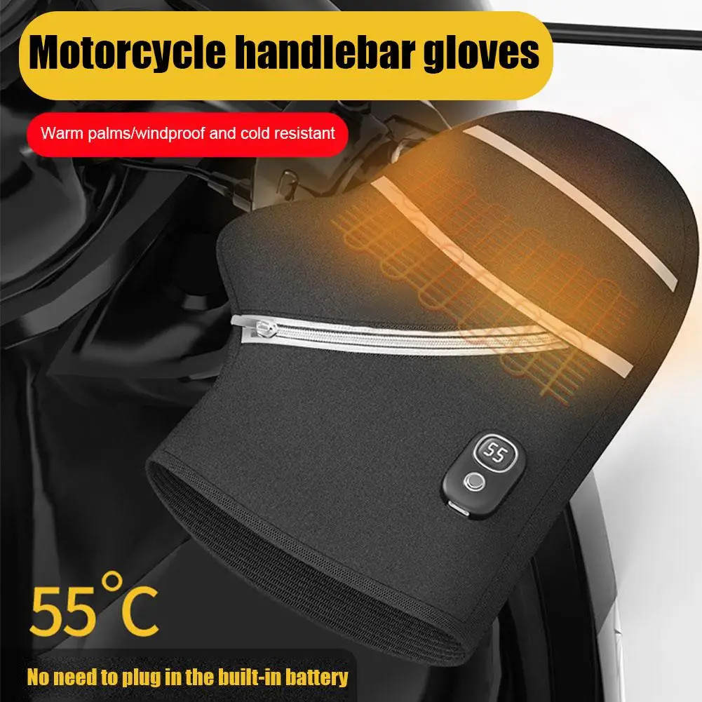 

Winter Gloves Snowboard Touchscreen USB Heated Gloves Motorcycle Gloves Moto Men Women Water-resistant Camping Hiking Skiin S1Y0