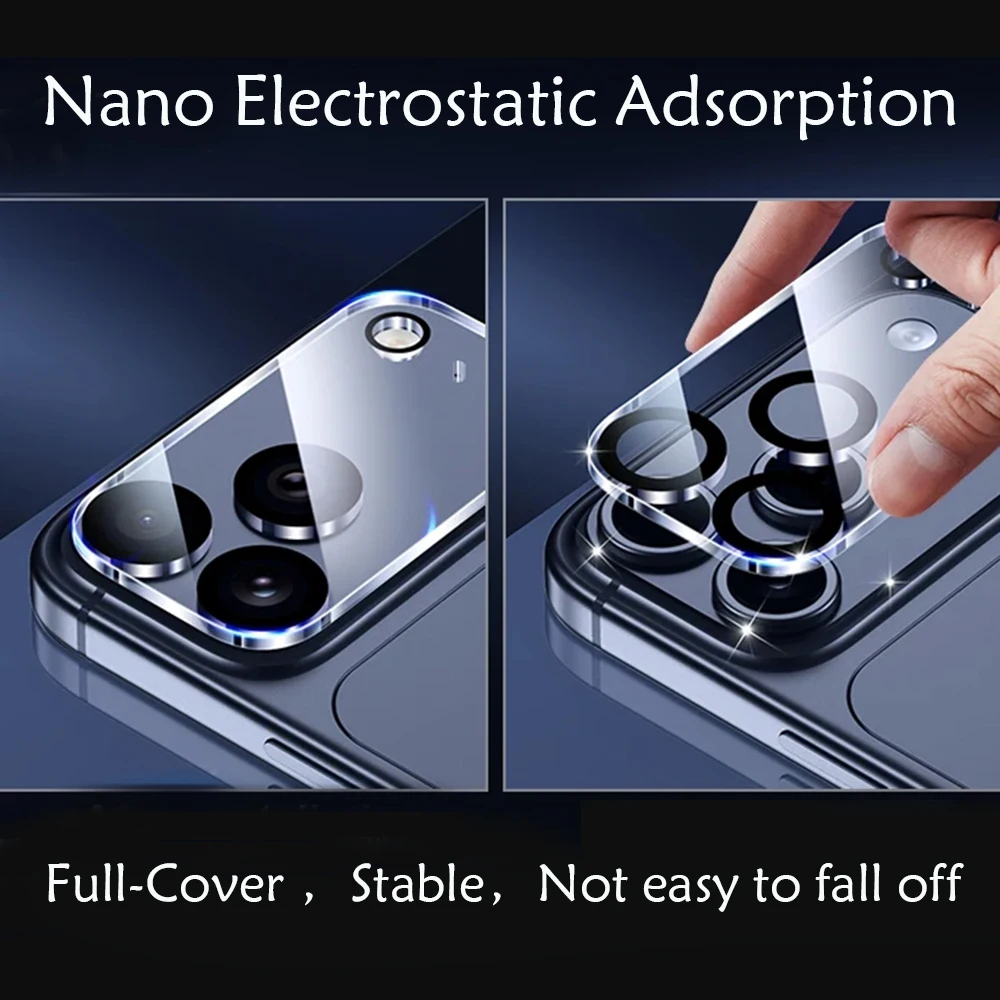 Triple Camera Lens Protector Set - 9H HD Transparent Acrylic Lens Shield