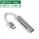 4 IN 1 USB Grey