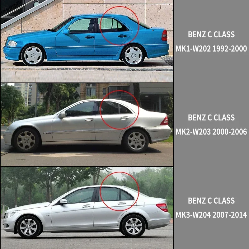 Weathershileds For Benz C Class W202 W203 W204 W205 W206 Weathershields Wind Rain Guard Accessories Bright Strip Wind Deflectors