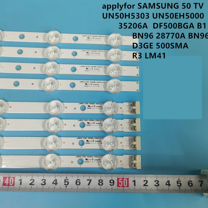 ο 8pcs/ŰƮ LED Ʈ Ｚ 50 TV UN50H5303 UN50EH5000 DF500BGA B1 BN96 28770A BN96 35206A D3GE 500SMA R3 LM41 00001Q